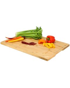 MegaChef Bamboo 24 x 18 Inch Large Cutting, Prep and Serving Board
