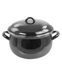 Gibson 6.5 Quart Steel Casserole with Lid