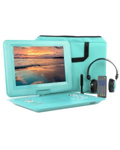 Trexonic 13.3 Inch Portable TV+DVD Player with Color TFT LED Screen and USB/HD/AV Inputs
